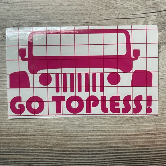 6 Custom Jeep Vinyl Decals - Picture 6 of 7